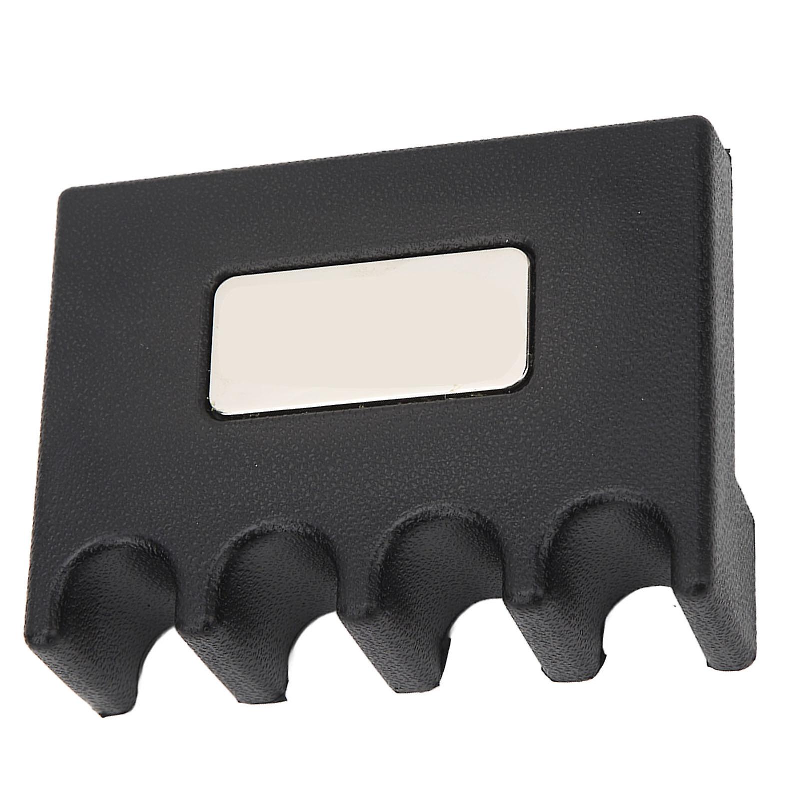 Porte-queue de billard Repose-bâton 4 trous en caoutchouc antidérapant Compact Portable Porte-queue pour table Piscine Sports Intérieur