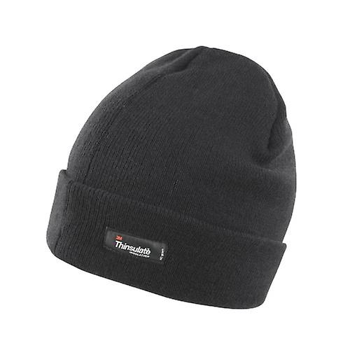 Result Winter Essentials Unisex Adult Ribbed Thinsulate Lightweight Beanie