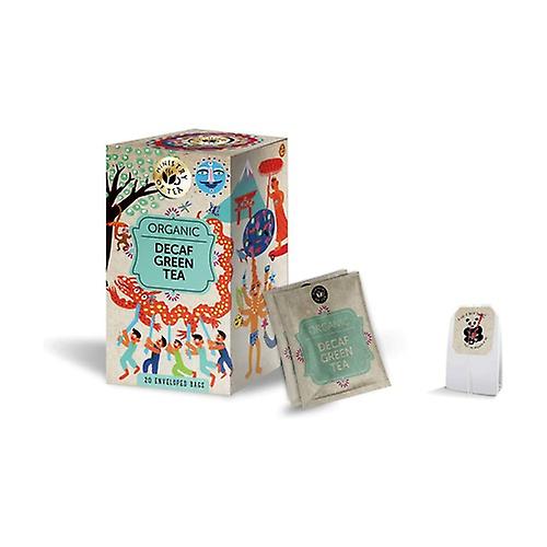 Organic decaffeinated green tea 20 individually packaged filters