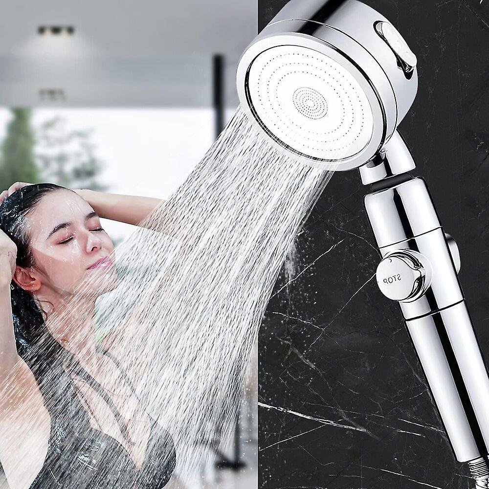 Shower Head High Pressure 3 Settings Spray Handheld Multi-Function ABS Spri