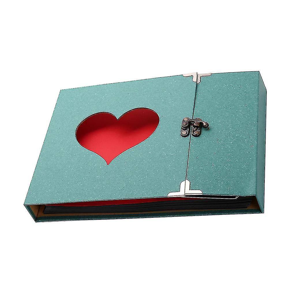 Hardcover Diy Scrapbook Photo Album Homemade Memory Book Album Heart Design