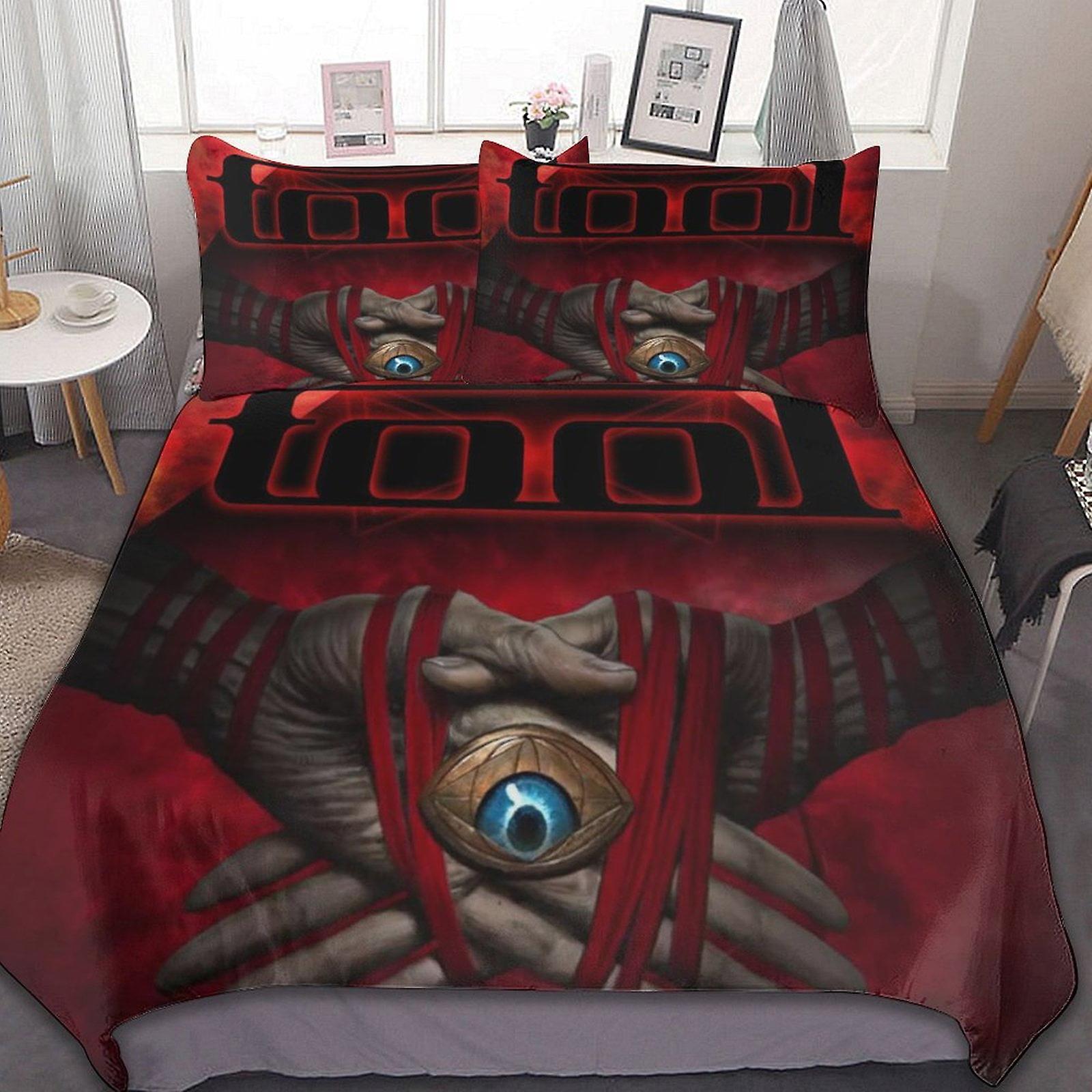 Verktyg Rädsla Inoculum Fallande 3 stycken sängkläder Bekväma mjuka täcken uppsättningar Dekoration Sovrum Presenter med 1 påslakan 2 örngott