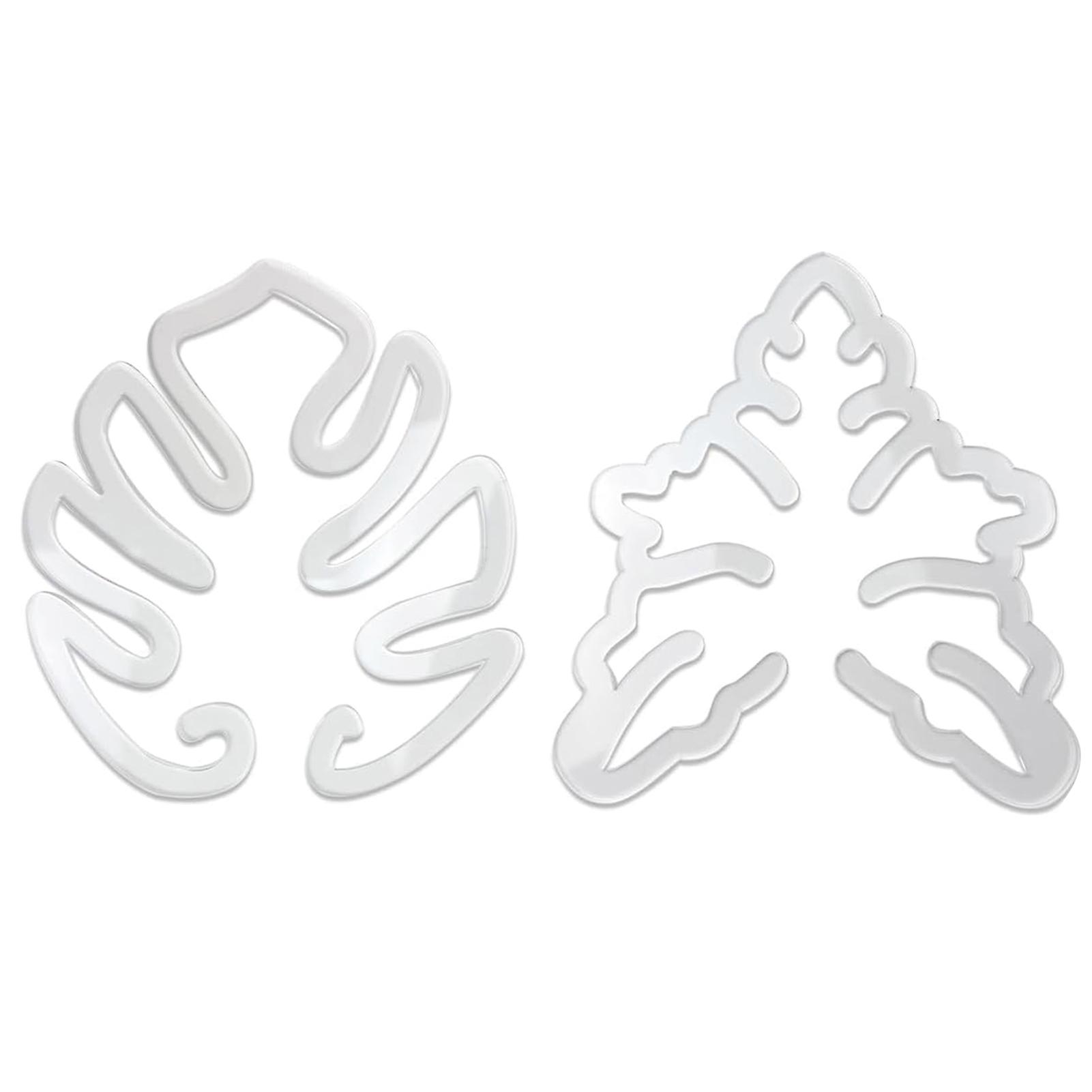 Reusable Clear Monstera Plant Stem Holder Sturdy Plant Retaining Support for Herbs Greenerys Plants