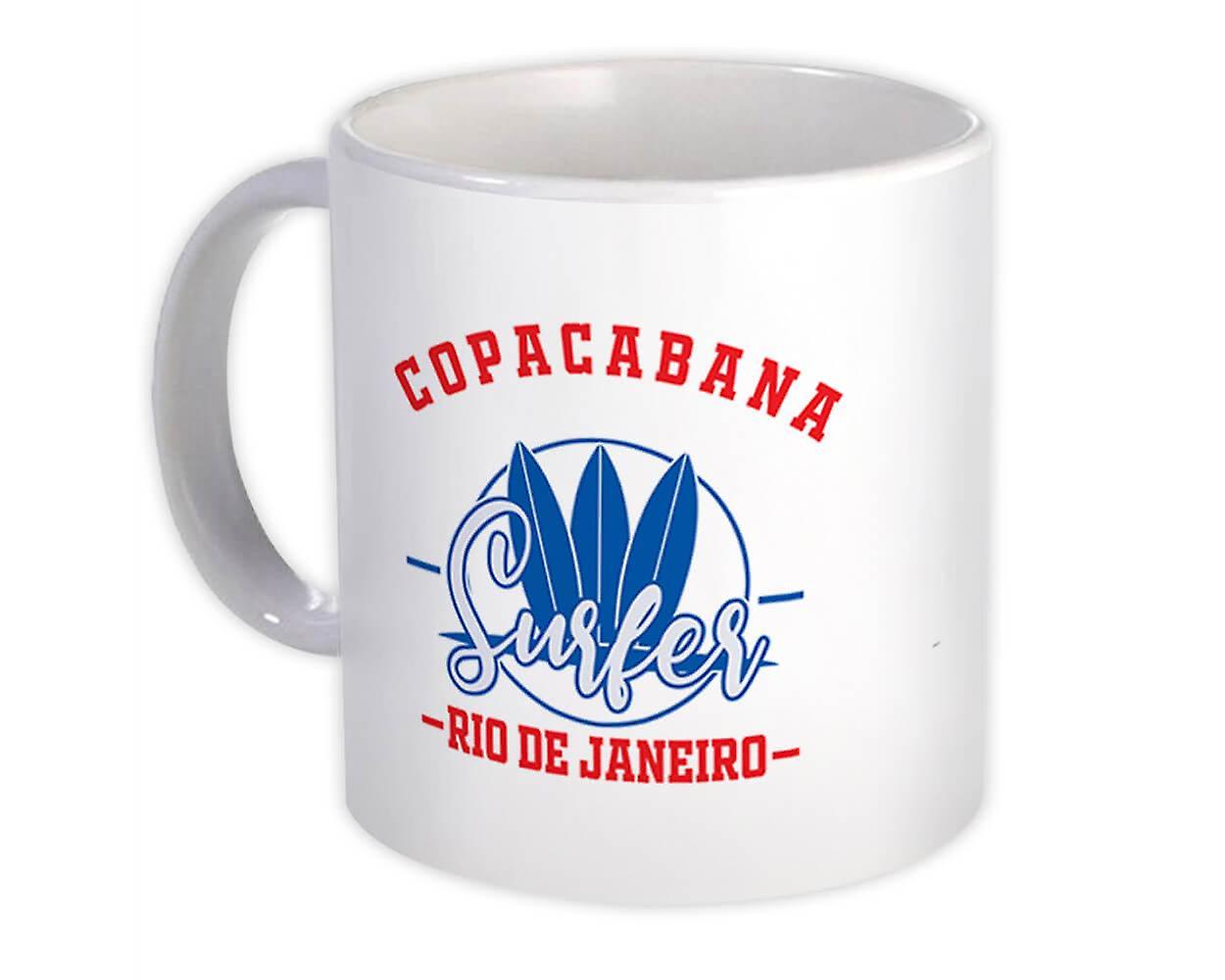 Gift Mug: Copacabana Brasil Surfer