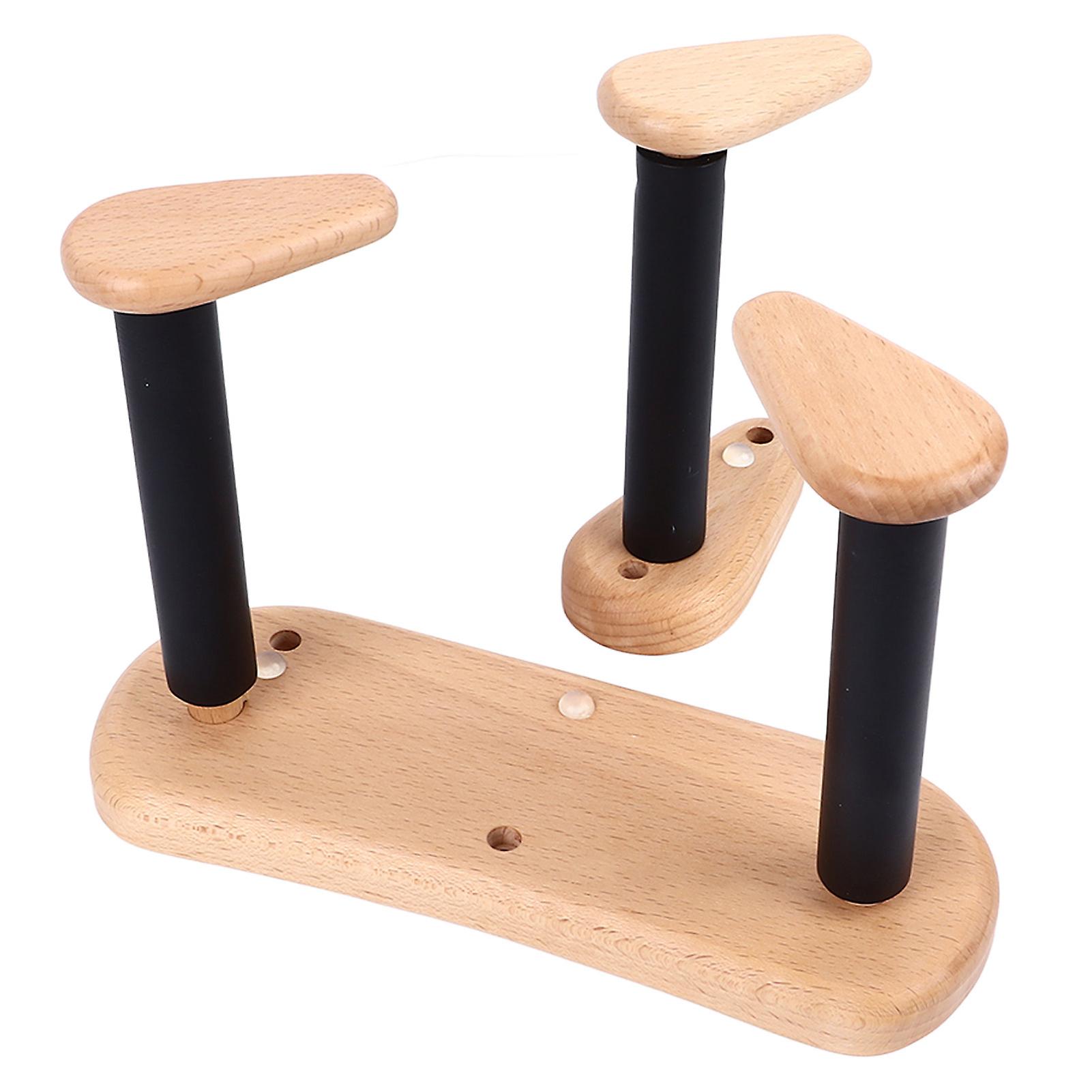 Wood Guitar Wall Mount Horizontal Space-Saving Display Hanger