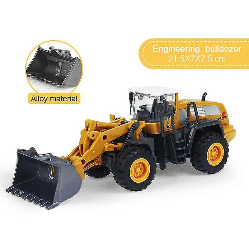 9 stijlen legering engineering diecast truck speelgoed auto klassieke constructie model voertuig lader tractor graafmachine speelgoed voor jongens cadeau