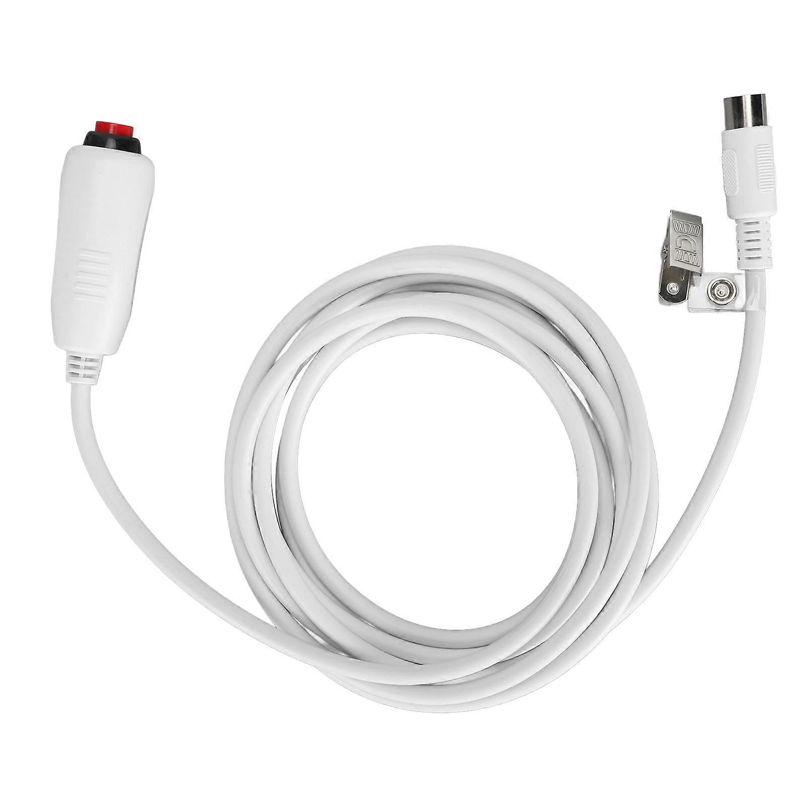 Nurse Call Cord Station Universal Replacement Emergency Push Button Cable Large Din 8 Pin with Clip