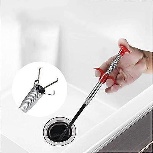 Flexible Grabber Claw Pick Up Reacher Tool (Drain Clog Remove Tool),  Bendable Hose Pickup Reaching Assist Tool for Litter Pick, Home and Kitchen Sink