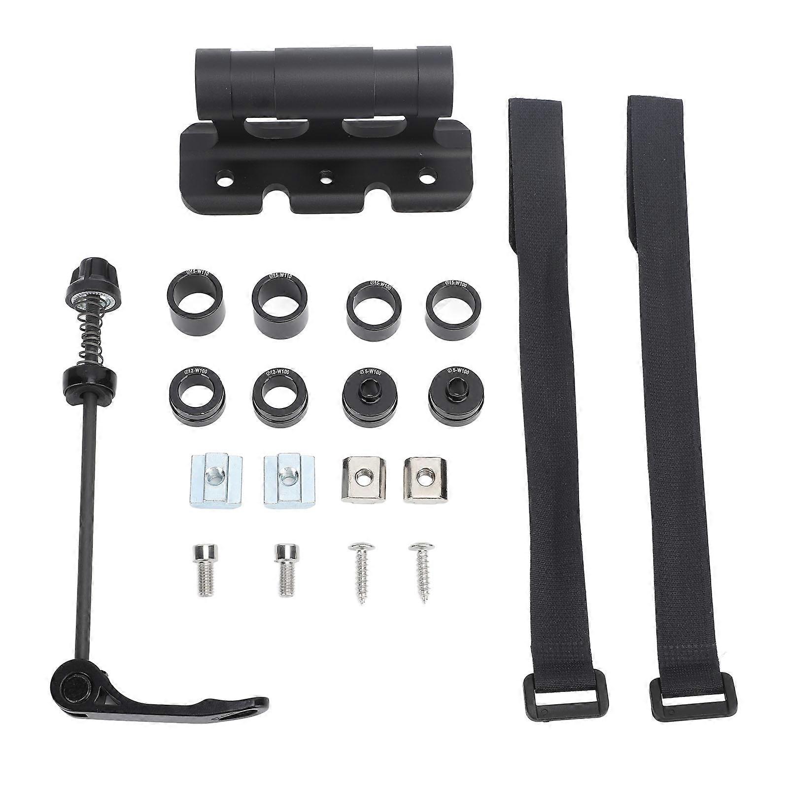 Black Black Bicycle Fork Mount Quick Release Through Axle Carriers Front Fork Block Car Roof Rack Carriers With Slider