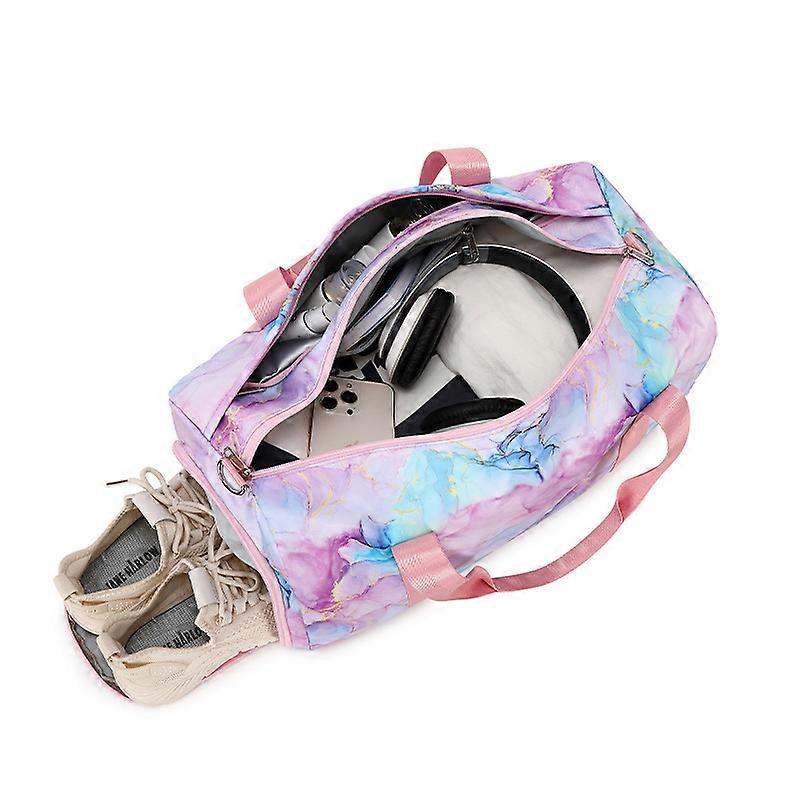Sxett Cute Ballet Bag For Girls - Ruffle Lace Dance Duffle Backpack For Tutu, Shoes, Accessories