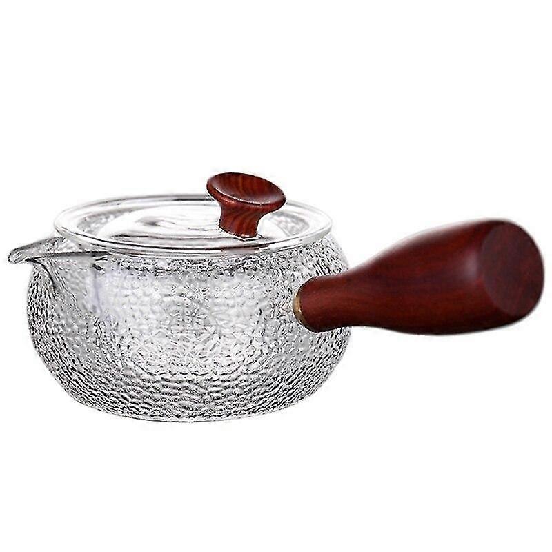 clear glass wood maker water kettle teaware teapot tool