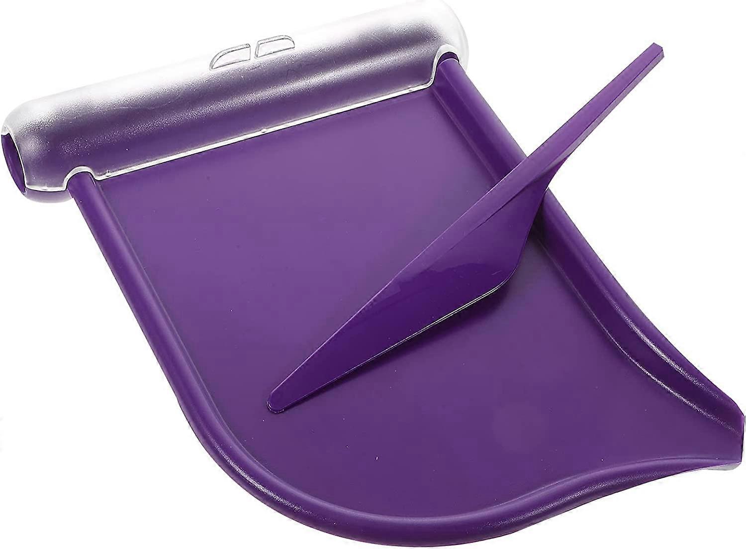 Pill Counting Tray Pill Dispenser Pill Counter with Spatula(Purple)