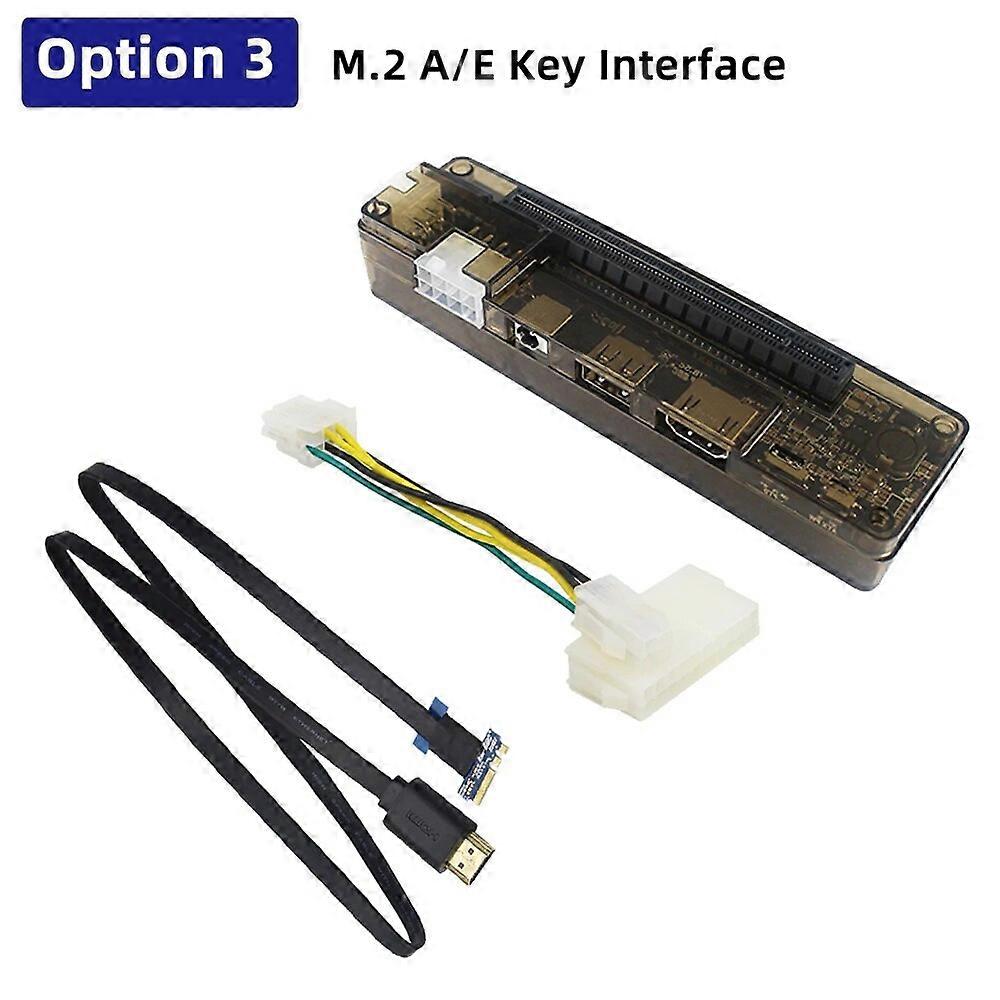 EXP GDC External Laptop Video Card Dock Notebook to Graphics Card Adapter Mini PCI E NGFF M.2 A E Key Expresscard Interface