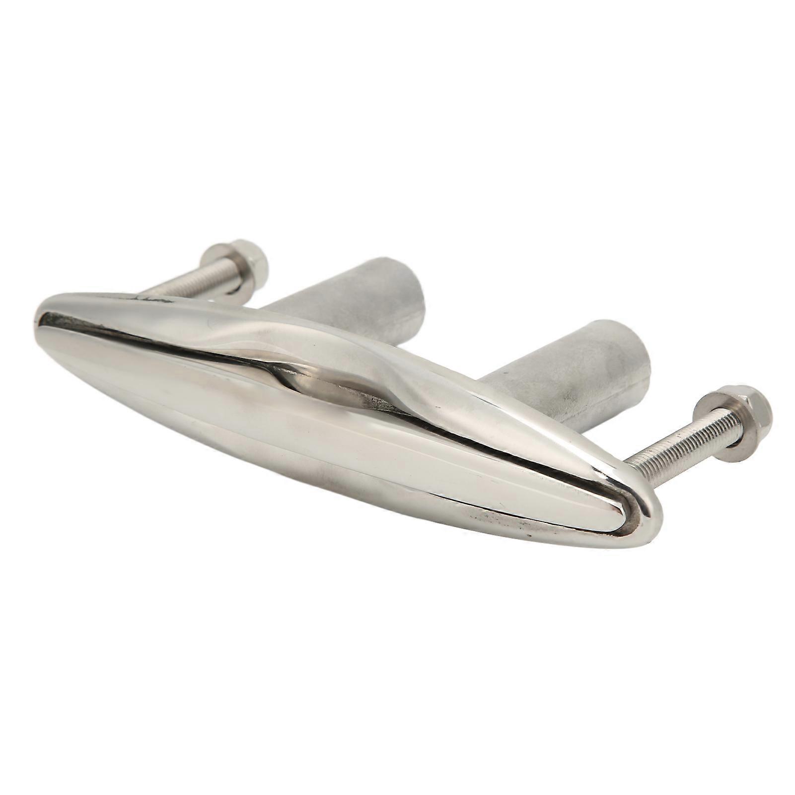 6 Inch Flush Mount Stainless Steel Cleat For Boat Marine – Pull-Up Docking