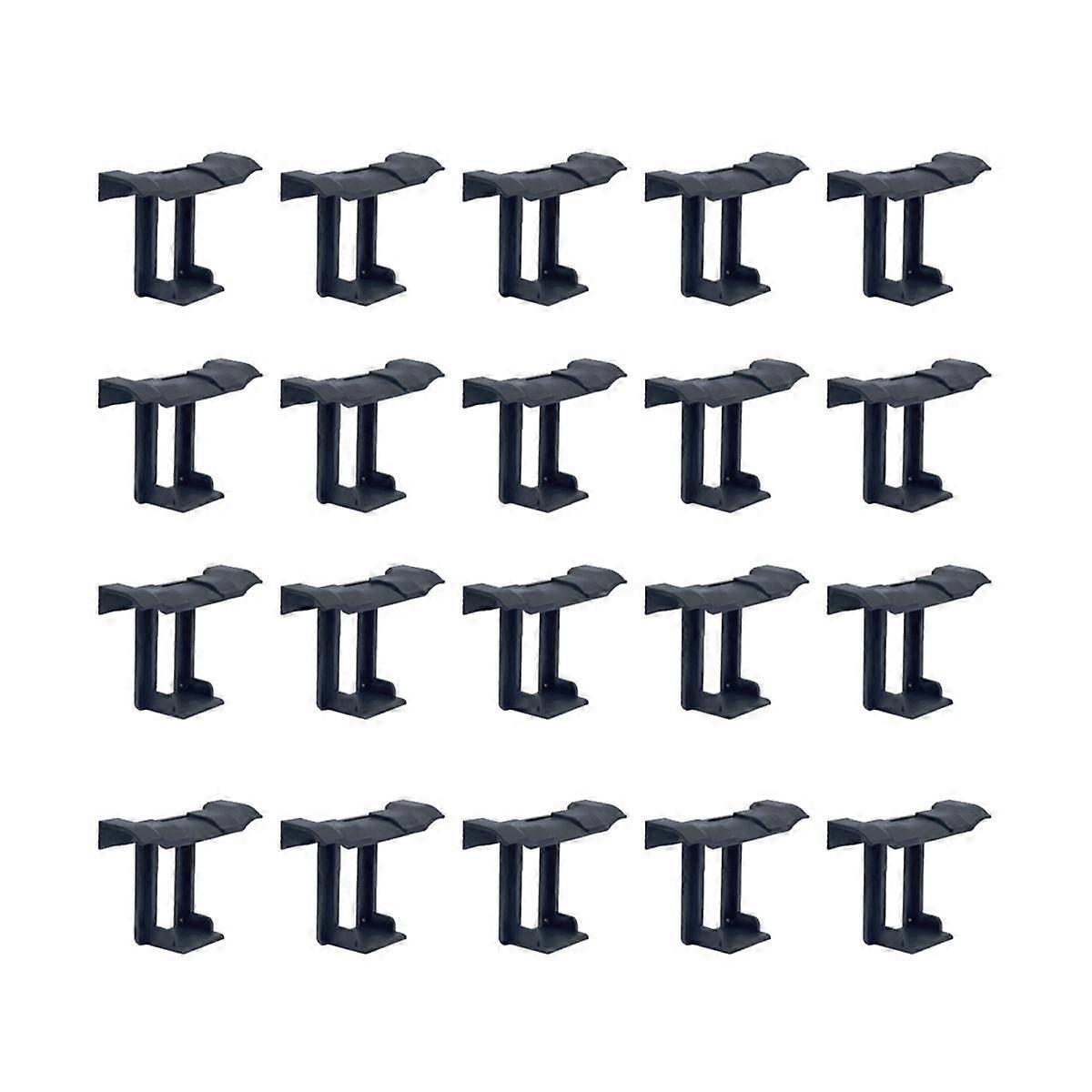 20 stk. solcellepanel dreneringsspenne overflateplate solcellepanel vanndreneringsklips for solcellepanel