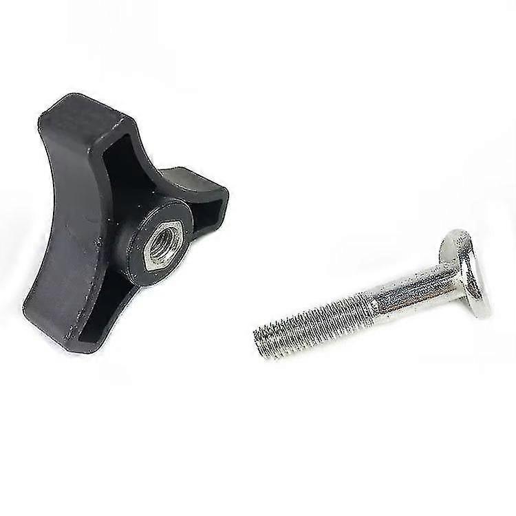 Boulons Poignée Tondeuse à Gazon M8 - 3x Écrous Plastique + Vis - Pièces Rechange Machine à Gazon