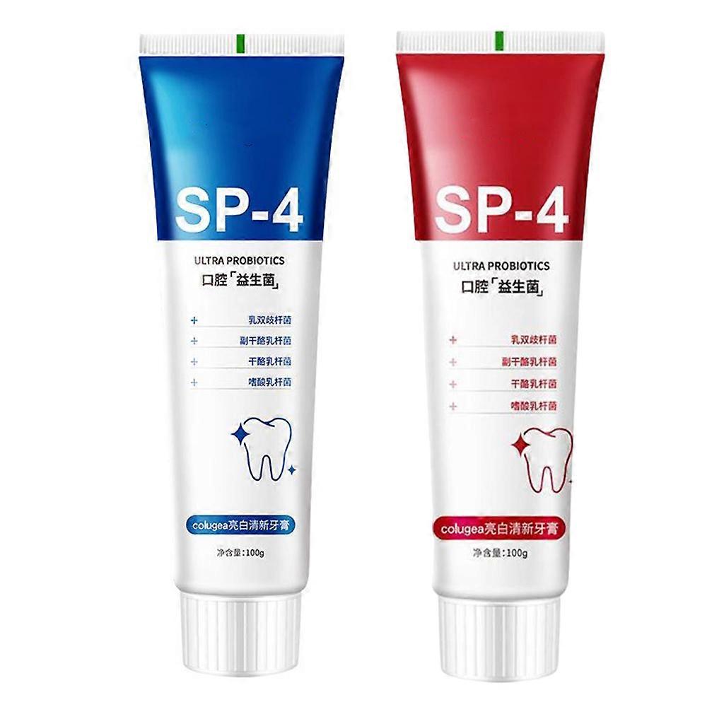 SP-4 Probiotic Whitening Toothpaste Effectively Removes Dirt Stain & Keeps Fresh 1-2pcs