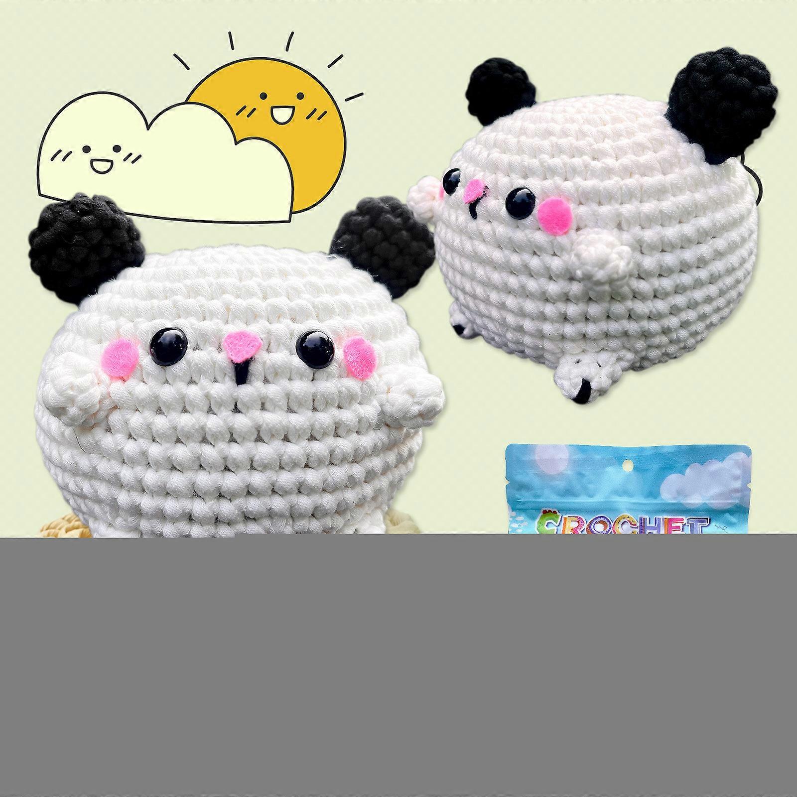 Crochet Kit For Beginners Dog Crochet Kit Learn To Crochet Include Step-by-Step Tools This Is Adults Knitted Products Flye1557