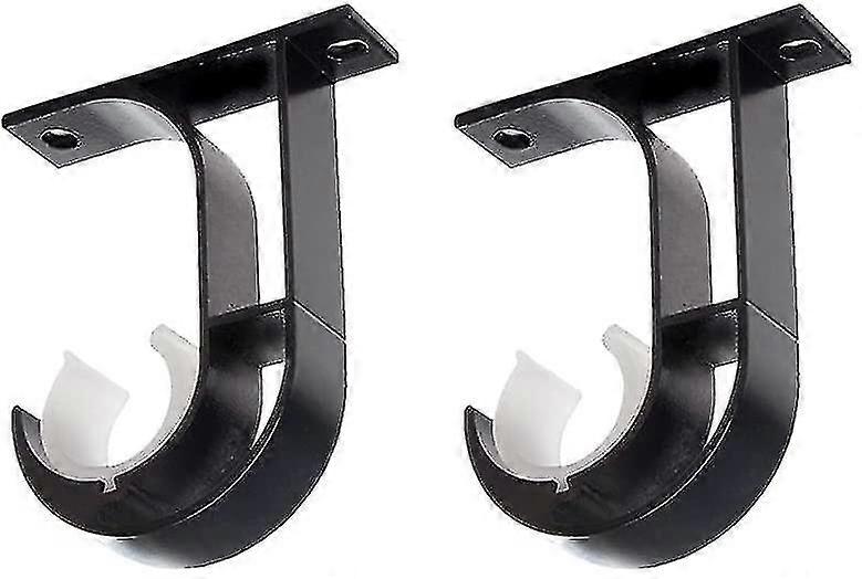 2 Curtain Rail Hook Brackets