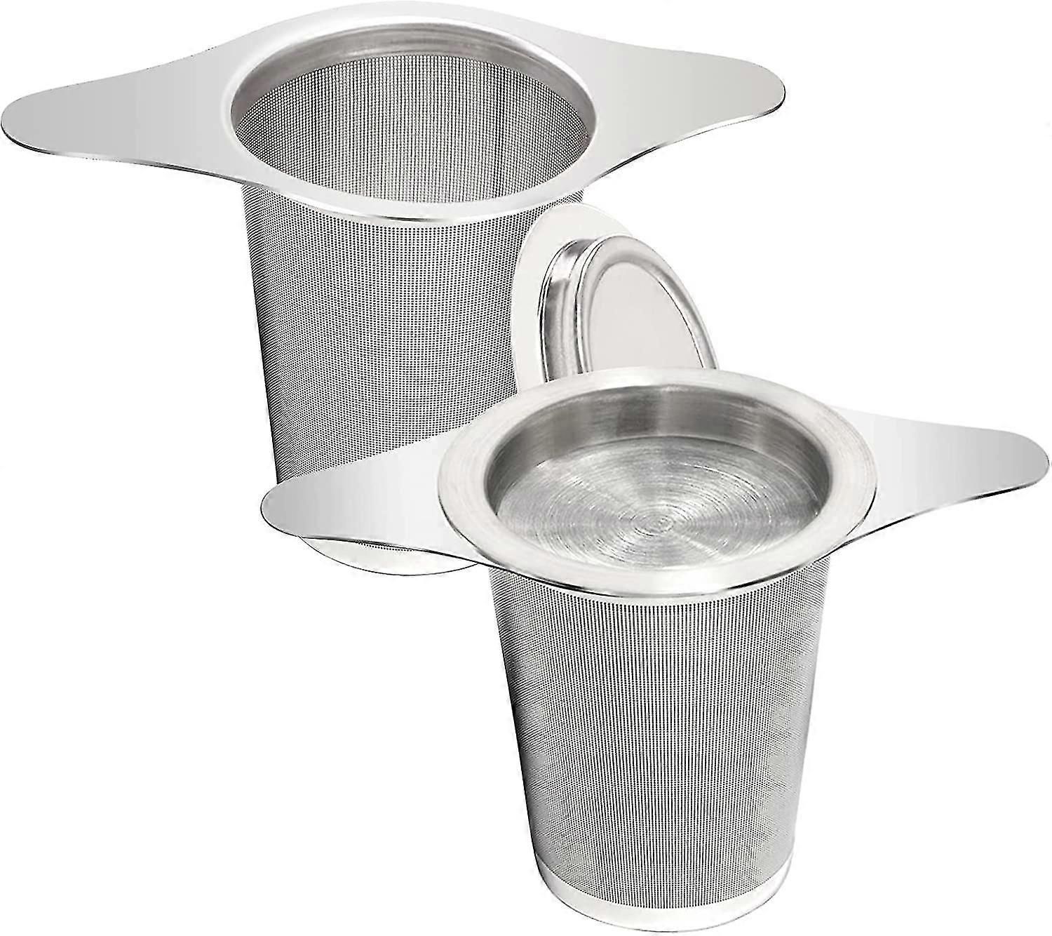 Tea Filter, Set Of 2 Stainless Steel Tea Strainers, Tea Infuser With Double Gift