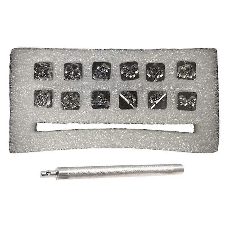 Leather Craft Stamping Tools Leather Punch Tool for Beginners and Professionals