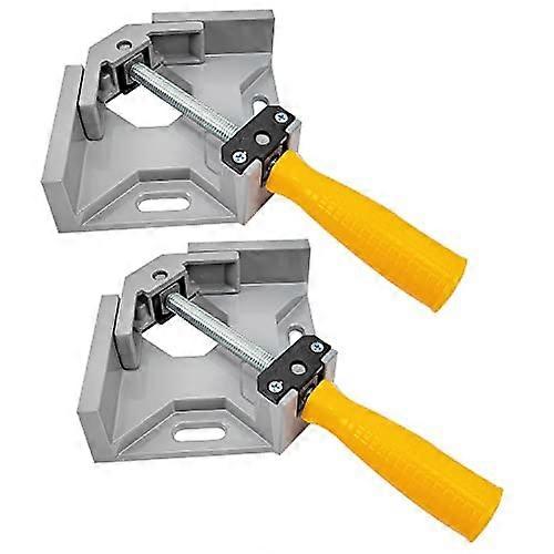 2 Pieces Angle Clamp, 90 Degree Perfect Angle Clamp, 2 Adjustable Handle, Clamp Vise for Joinery Carpenter, Hand Tools