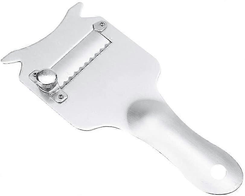 Trøffel Cheese Slicer Rustfritt stål Chocolate Razor Slicer Justerbar Sharp Blade Vegetabilsk Hvitløk Slicer Med Hengende