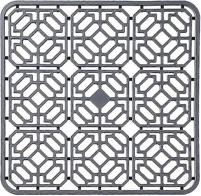 Multifunction Silicone Deep Dish Trivet For Kitchen, Table (gray)