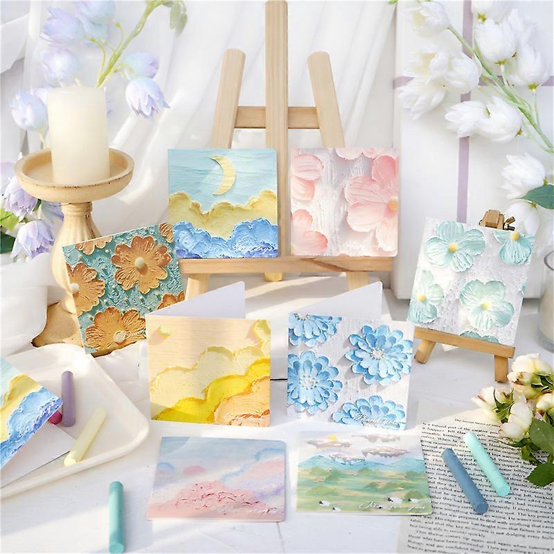 Cartão de Natal, inclui 8 cartões e envelopes (10,5 * 10,5 cm / 4,1 * 4,1 polegadas)