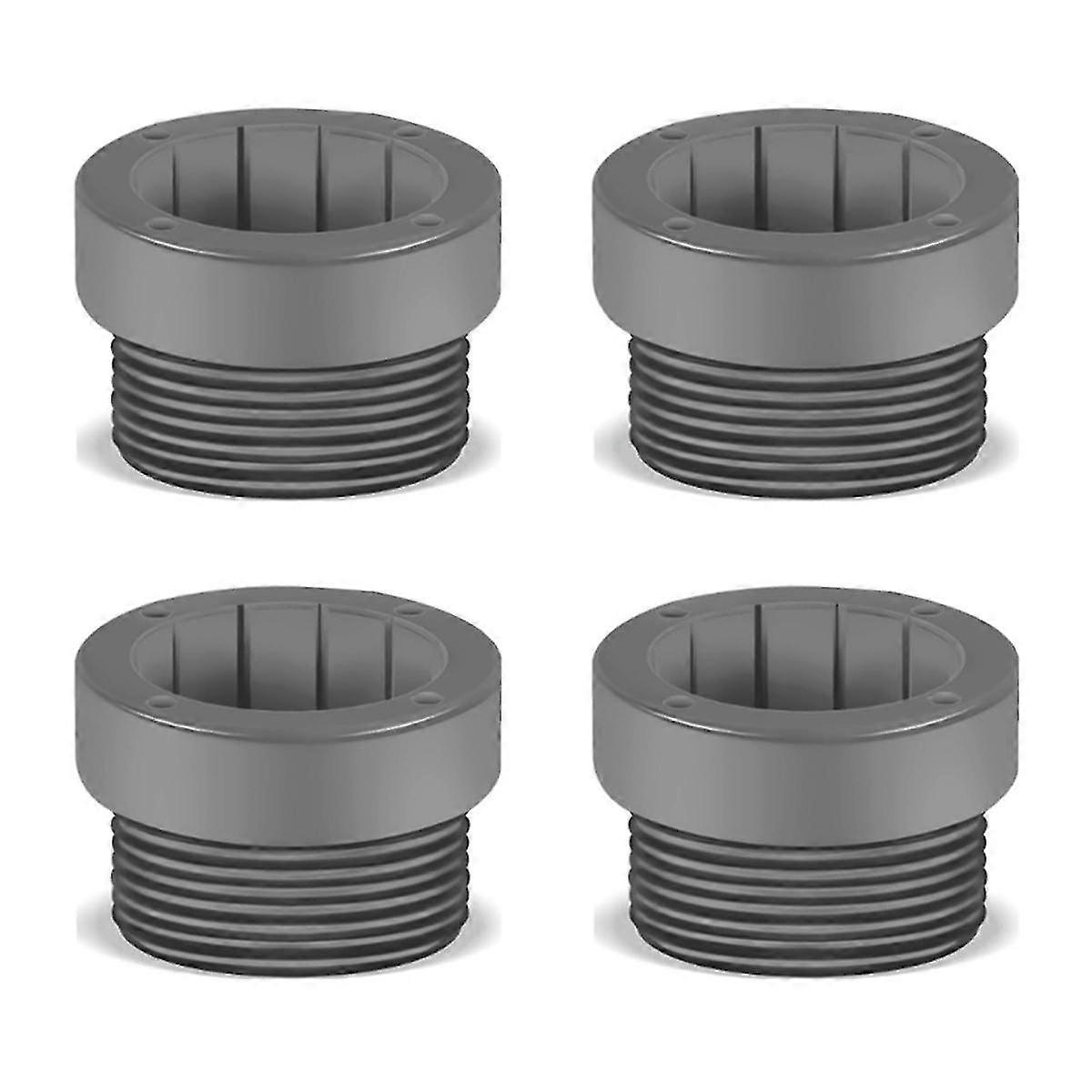4pcs Pool Umbrella Stabilizer Adapter Threaded Adapter Sleeves Pool Umbrella Stable Adapter Umbrella Holder
