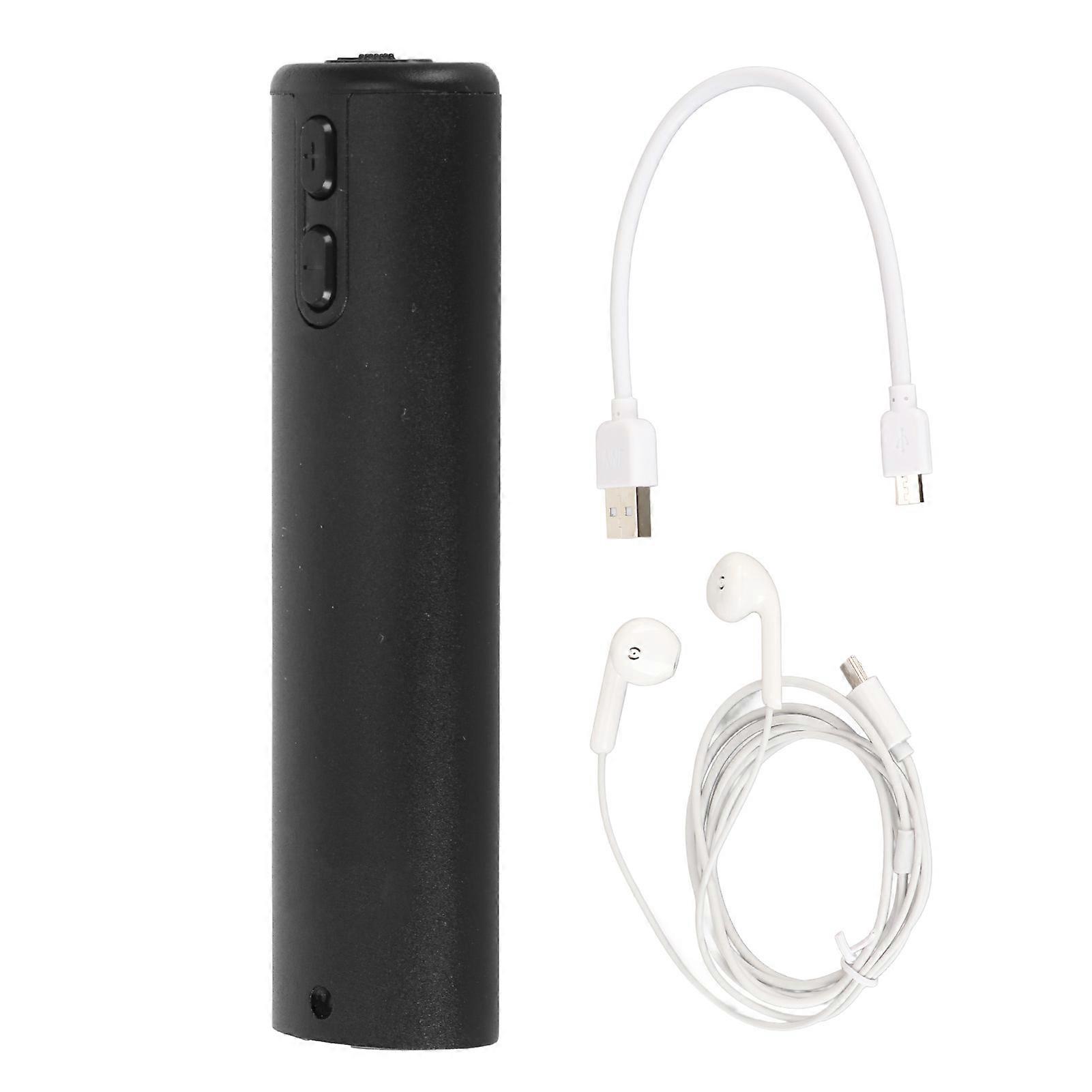 Voice Activated Recorder Multifunction HD Noise Reduction MP3 Mini Voice Recorder for Meetings Classes Training 8GB