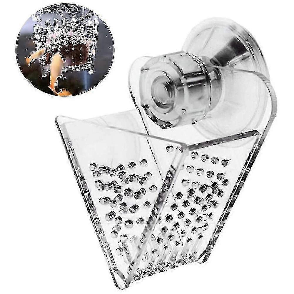 Aquarium Cone Red Worm Feeder Fish V Shape New