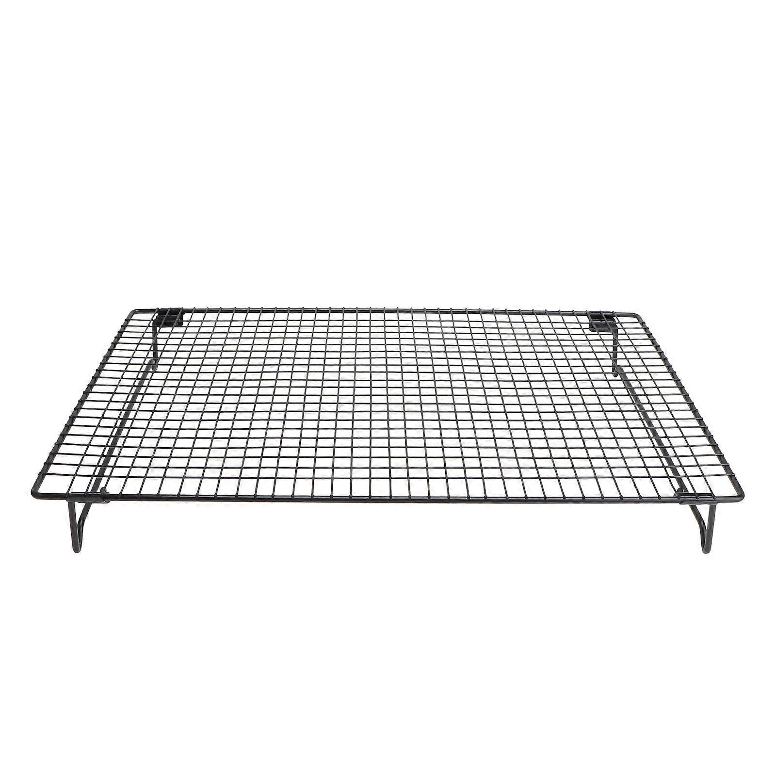1Pc Baking Cake Cooling Rack Dessert Bread Drying Rack Cookies Rack Black