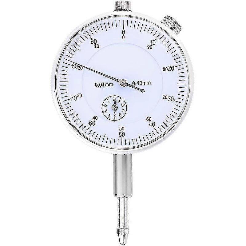 Dial Indicators Metric Dial Indicator Accuracy 0.01mm, Range 0~10mm, 9.5*5.5*2.2cm (white)fonepro