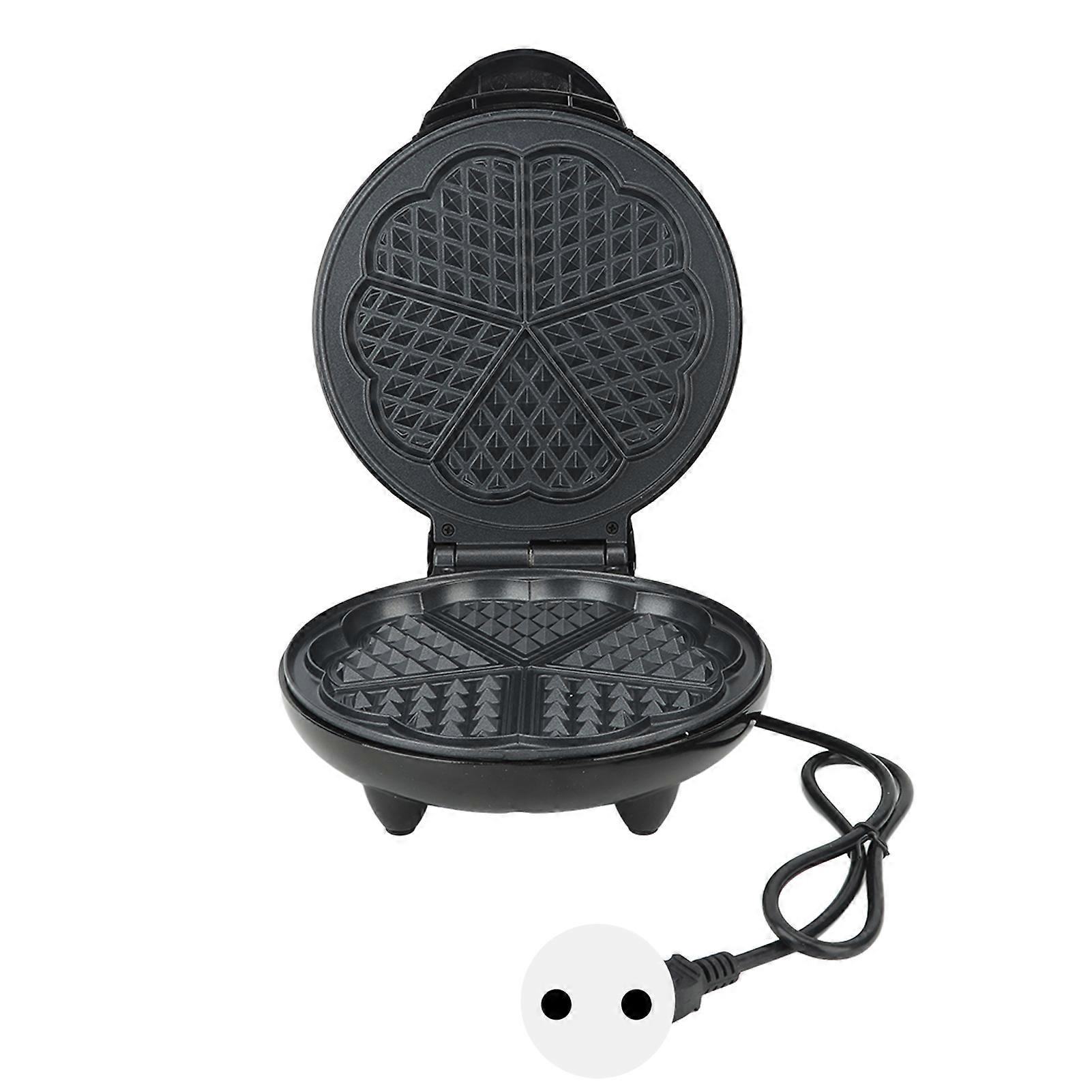 1200W Waffle Maker Adjustable Temperature ABS Waffle Maker Non Stick Waffle Maker for Home Restaurant EU 220-240V(YMCAT)