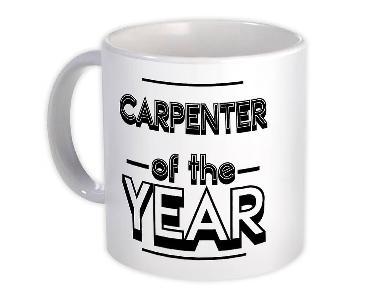 Caneca de Presente: CARPINTEIRO do Ano Natal