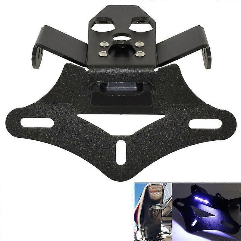 Plaque d’immatriculation arrière Support de cadre Support de queue Tidy avec lumière LED pour HONDA CBR1000RR CBR 1000 RR Fireblade SC59 2008-2016