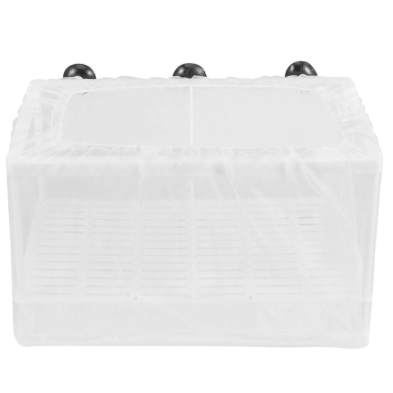 Fish Tank Breeder Box Fish Isolation Box Small Fish Hatching Box Fine Mesh Design Fish Spawning Incubator