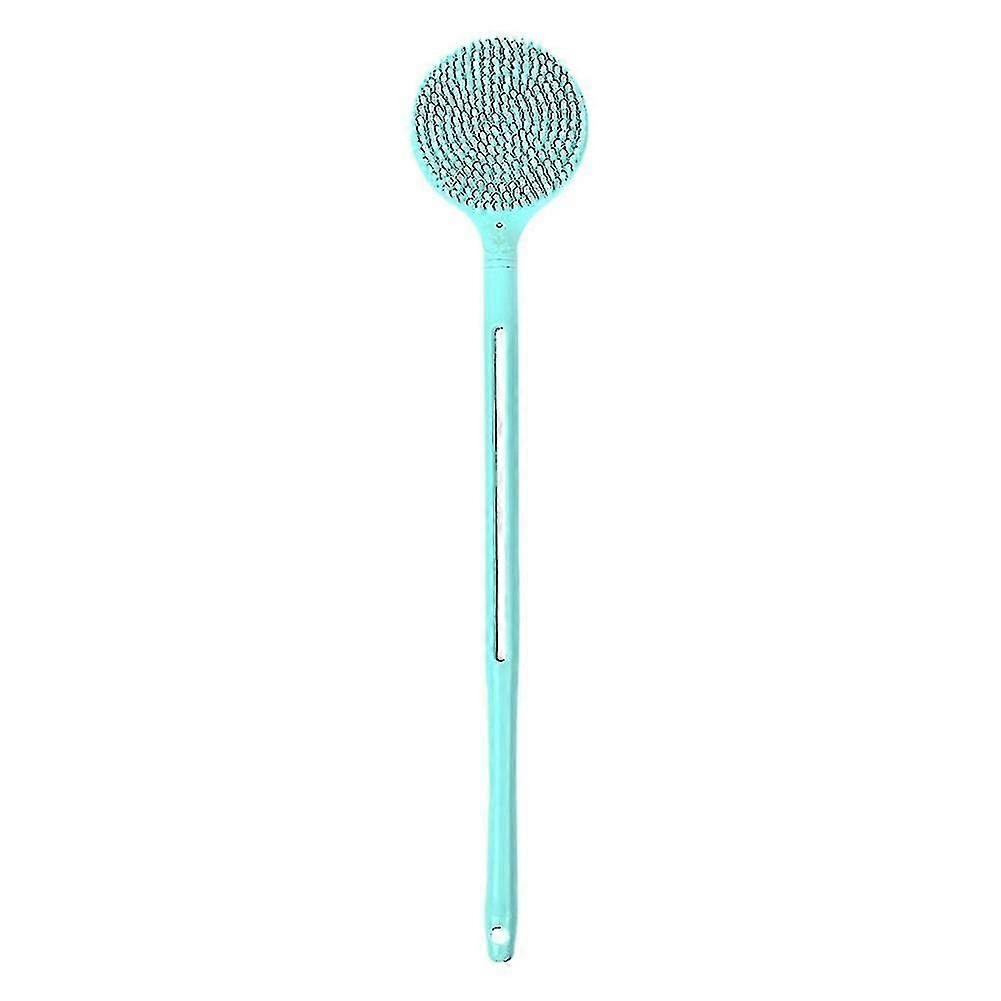 Double-sided Shower Body Brush Silicone Long Handle Bathroom Wash Brush Bathing Massage Back Body E