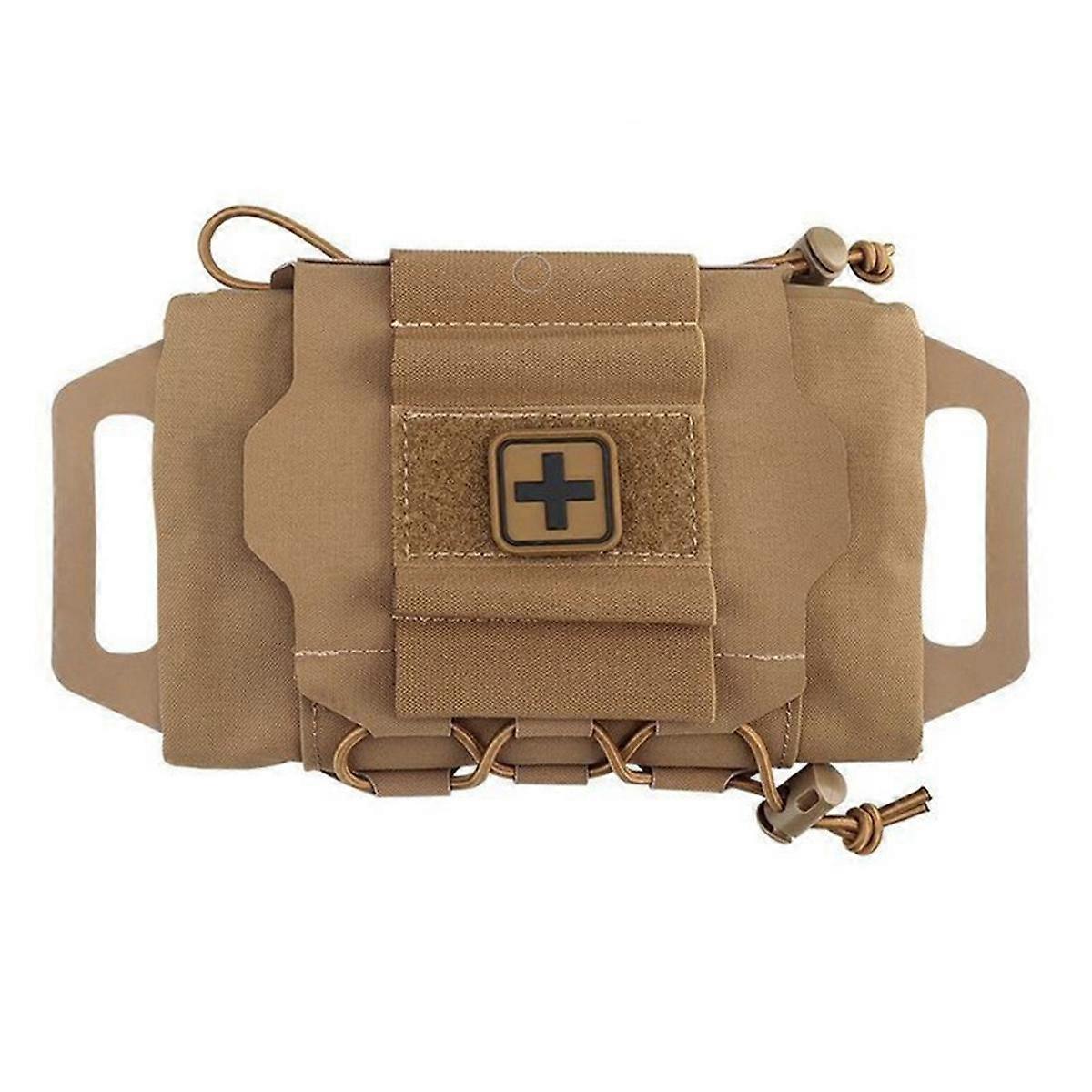 Quick Deployment Kit Outdoor Quick Pull Medical Kit Outdoor Hunting Camping Emergency Survival Kit Mud Color