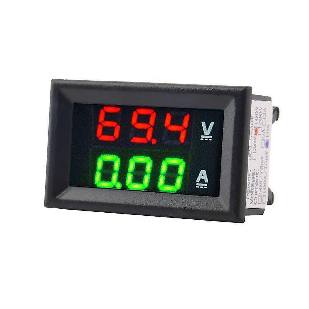DC 100V 10/50/100A LED Digital Voltmeter Ammeter DC Voltage Current Meter Ampere Tester DC Amp Panel Meter Volt Current Monitor