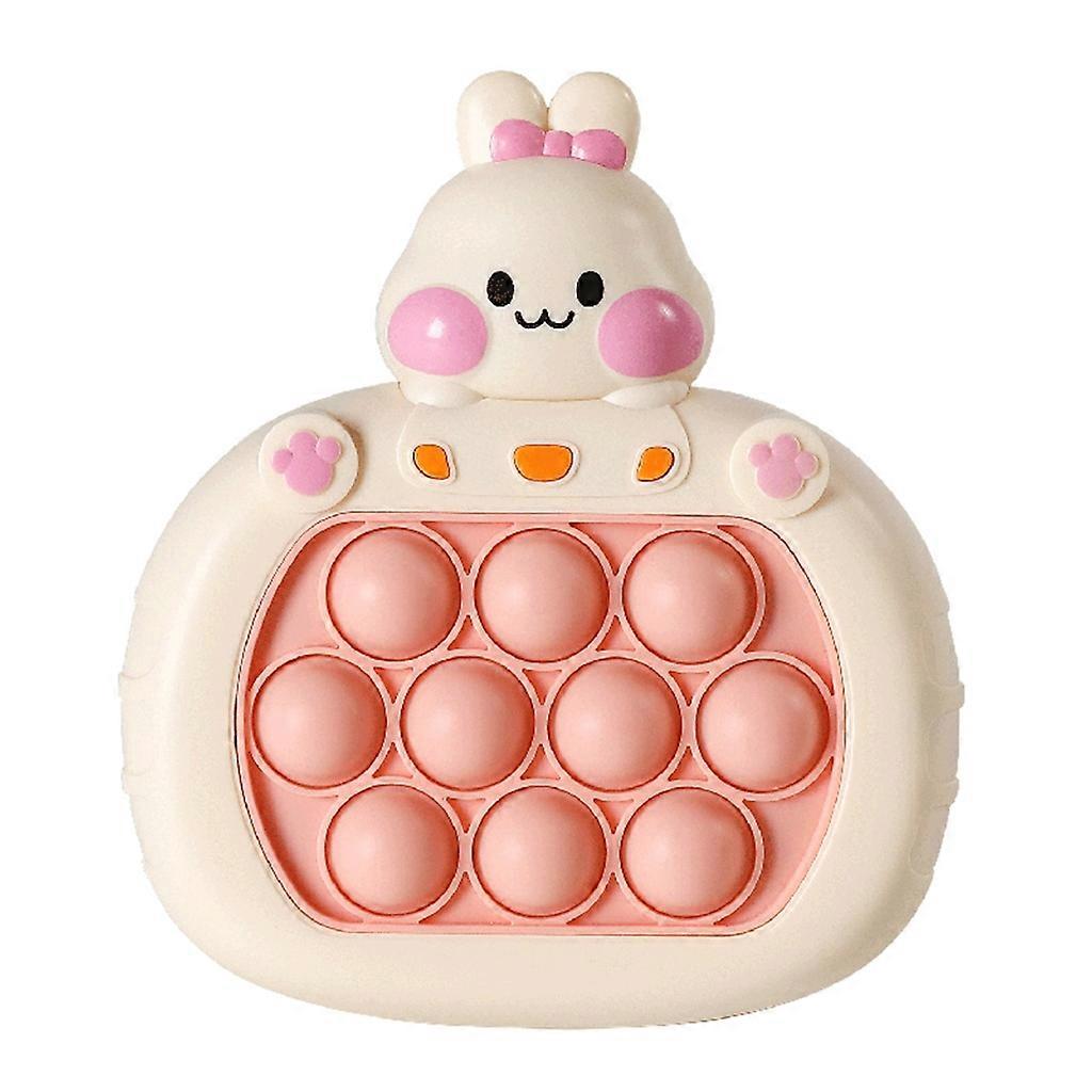 Light Up PopPuzzle Toy Handheld Game Console Fidgets Breakthroughs Press Bubble Reaction Training Stress Toy Child Favor