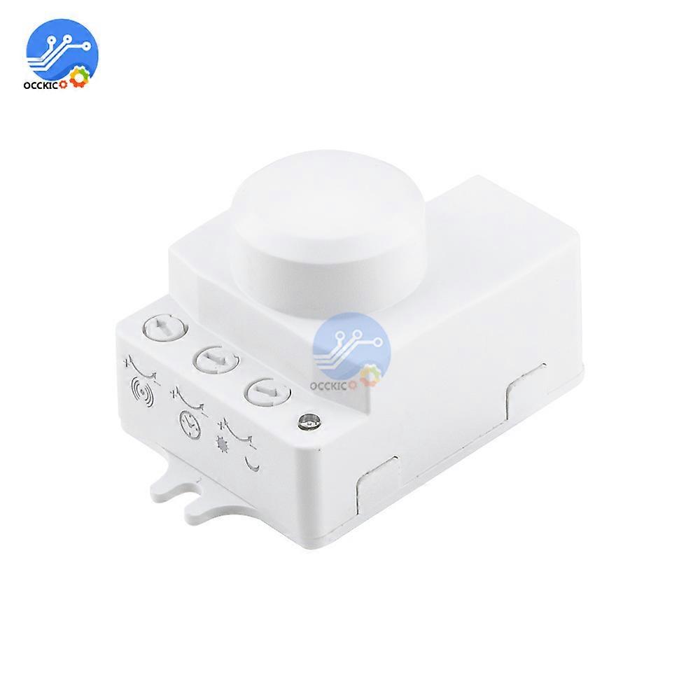AC 220V 5.8GHz Microwave Radar Sensor Switch Human Body Motion Induction Sensor for LED Light Sensors Switches