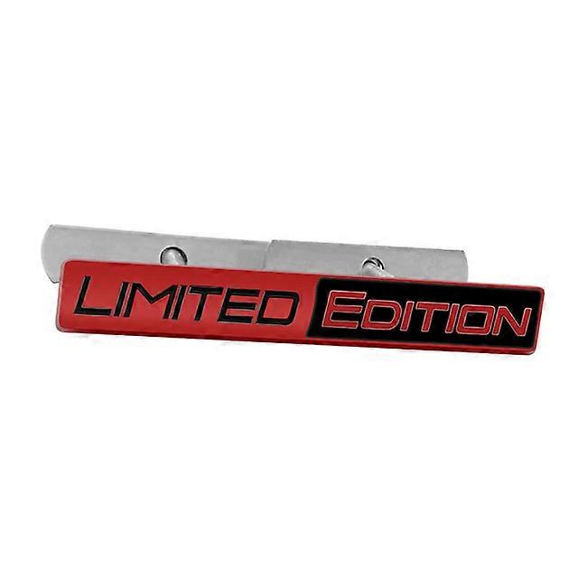 Car Styling 3D Metal Limited Edition Logo Car Front Grill Emblem Side Fender Rear Trunk Badge Sticker For Universal Cars Decor