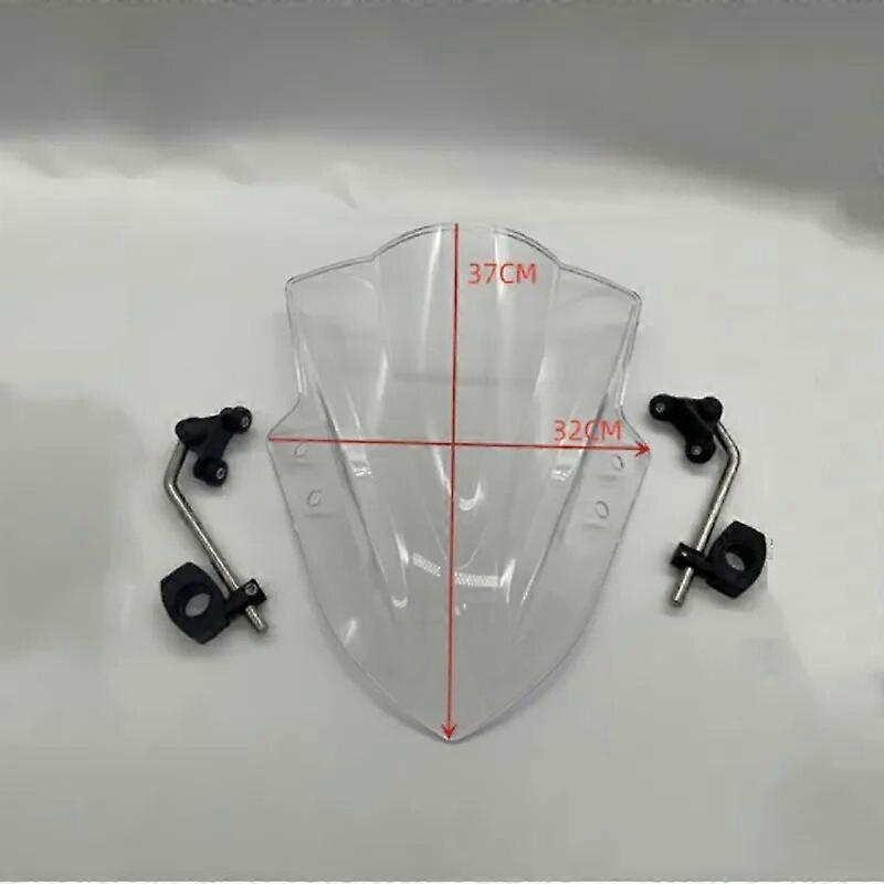 Back Protectors Motorcycle Windshield Windscreen with Adjustable Bracket Wind Screen for CFmoto 300NK 300 NK