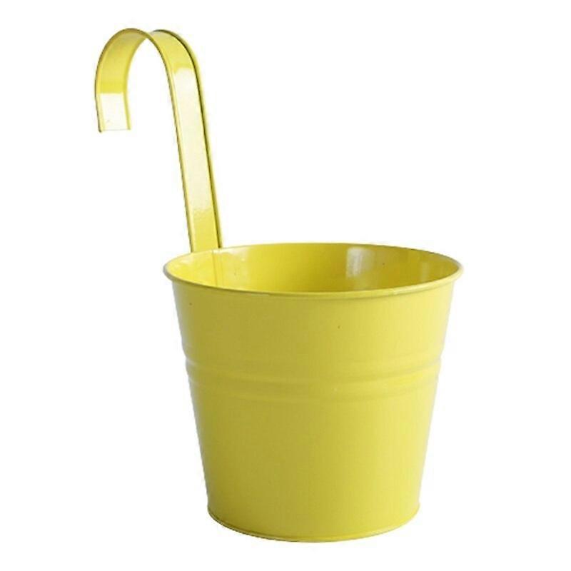 Mini kukkaruukku Riippuva parveke Puutarhan istutuskone Metallikoukku Rautakauha Home Graden Sisustus DIY Kodin sisustusruukut ja istutuskoneet