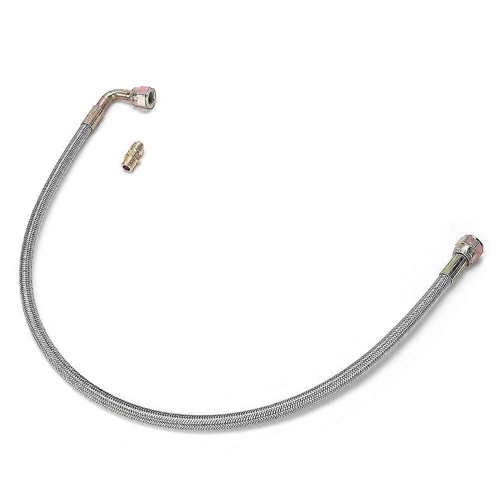Kit Tuyau D’alimentation Huile Turbo T3/T4 - 24 Pouces - Port AN4 - Pour Refroidissement Turbo - Aluminium Haute Qualité