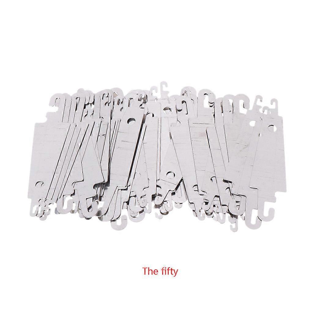 50pcs Portable Home for Cross Sewing Needle Threading Guide Device Threader Tool