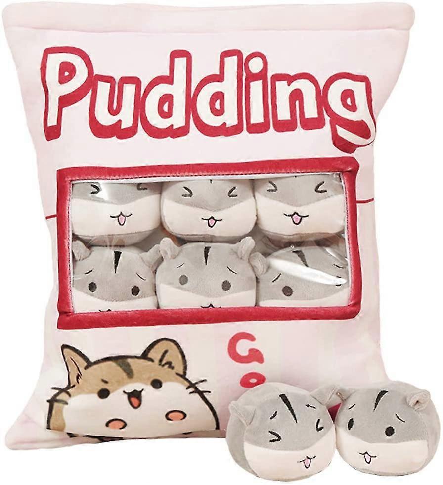 Removable Fluffy Animal Gray color Toy