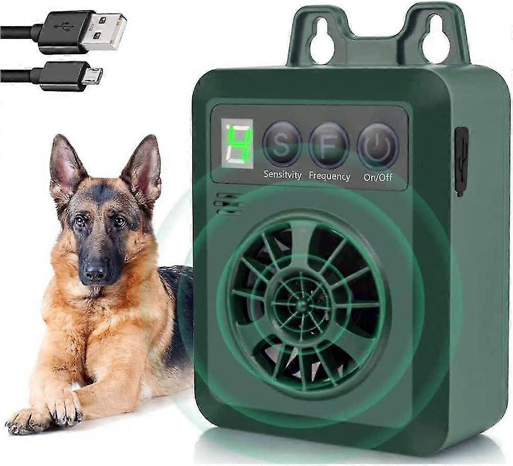 Anti Barking Device, Rechargeable Ultrasonic Dog Bark Deterrent Pet Behavior Training Tool For Almost Dogs